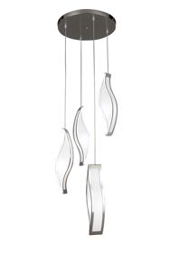M0668  Sintesys Pendant 5 Drop 4 Light